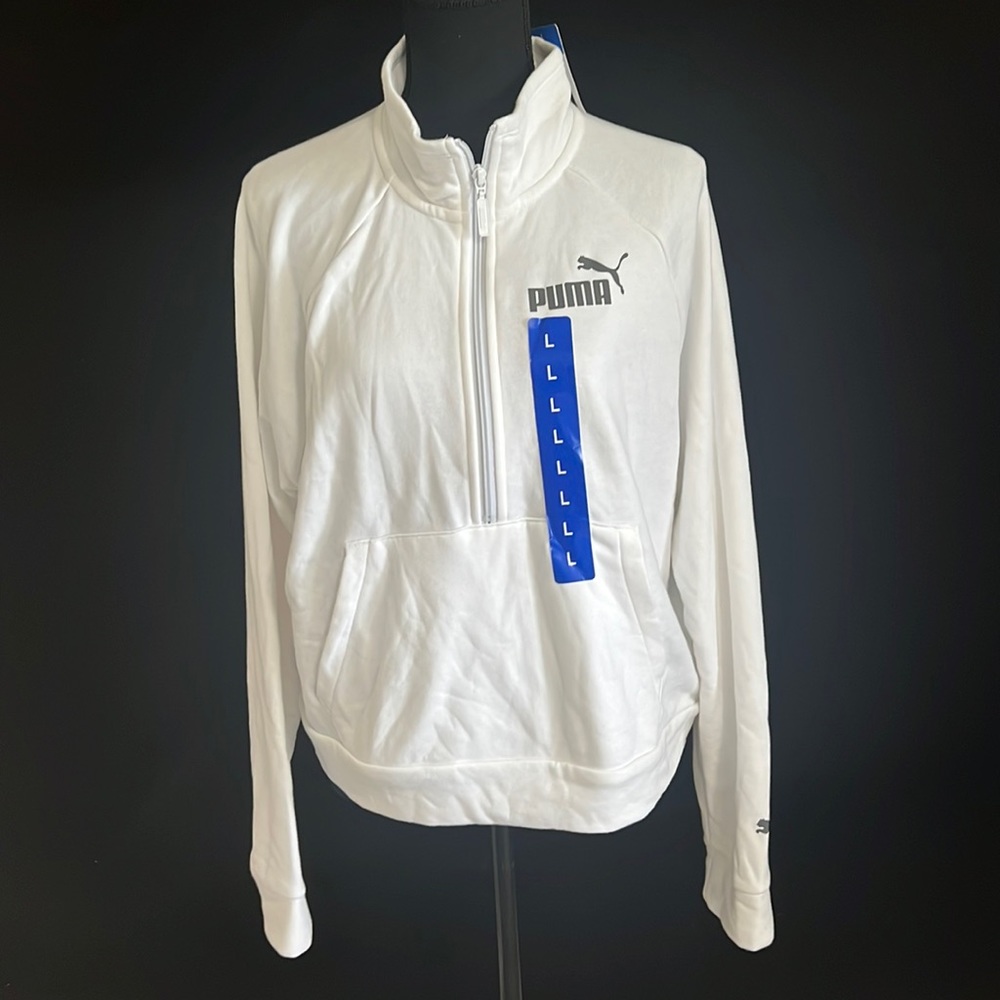 Large Puma zip up sweatshirt